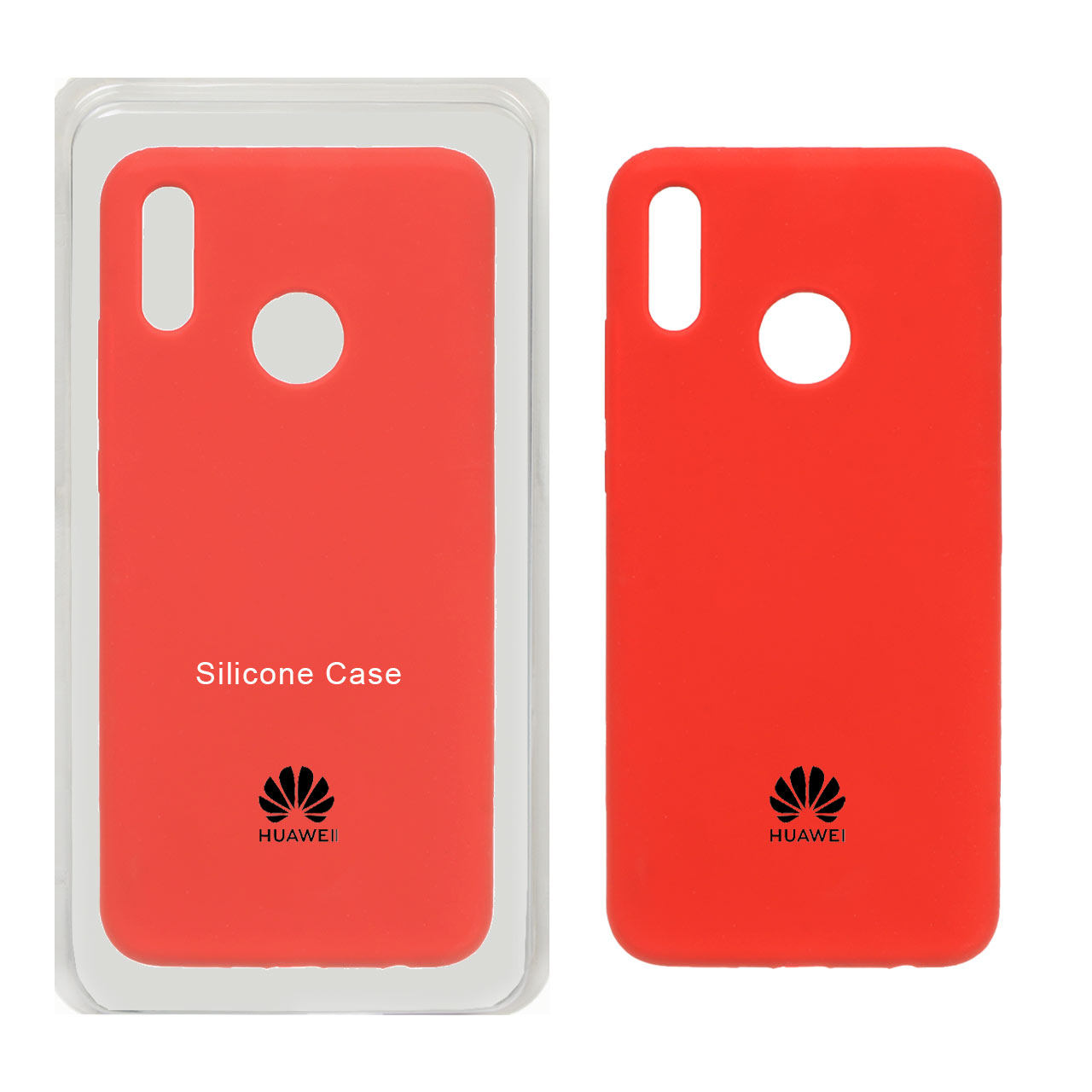 قاب سیلیکونی پاک کنی اورجینال Huawei Y9 (2019) - قرمز (پک اصلی)